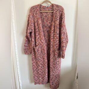VICI multi-colored cozy duster cardigan